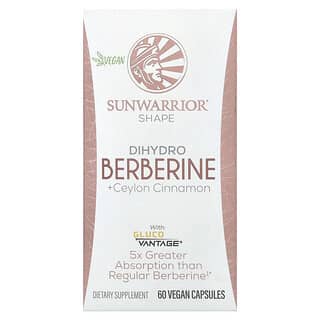 Sunwarrior, Shape, Dihidroberberina y canela de Ceilán, 60 cápsulas veganas