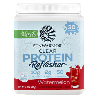 Sunwarrior, Refresco de proteínas transparentes, Sandía, 420 g (14,8 oz)