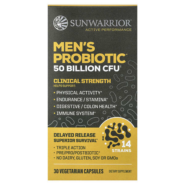 Men's Probiotic, 30 Vegetarian Capsules