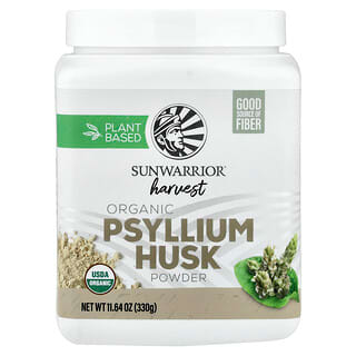 Sunwarrior, Harvest, порошок из органической шелухи семян подорожника, 330 г (11,64 унции)