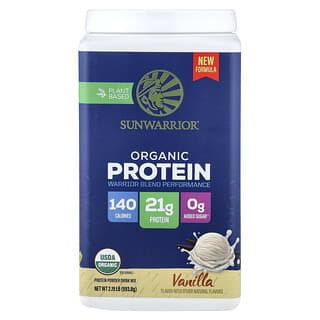 Sunwarrior, Plantaardige biologische proteïne, vanille, 2,19 lb (993,8 g)