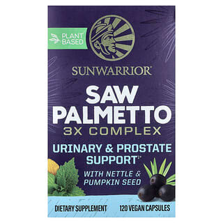 Sunwarrior, Saw Palmetto, 120 веганских капсул