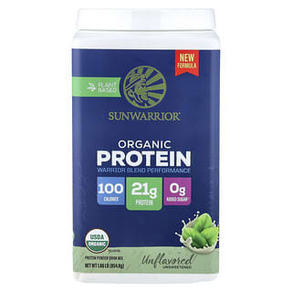 Sunwarrior, Plantaardige biologische proteïne, ongeflavoreerd, 1,88 lb (854,8 g)