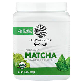 Sunwarrior, Harvest, органическая смесь для приготовления напитка с матча, 300 г (10,6 унции)