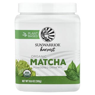 Sunwarrior, Harvest, Organic matcha Powdered Drink Mix, 300 g (10.6 oz)