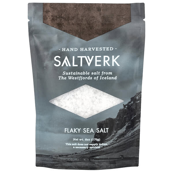 Saltverk, 플레이키 천일염 , 170g(6oz)