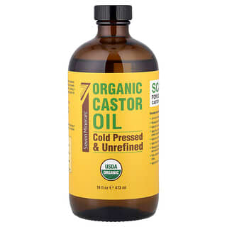 Seven Minerals, Organic Castor Oil, Bio-Rizinusöl, 473 ml (16 fl. oz.)