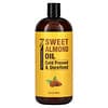 Sweet Almond Oil, Cold Pressed & Unrefined, Unscented, 32 fl oz (950 ml)