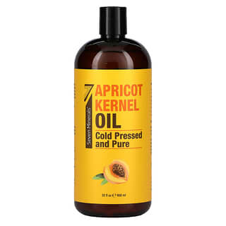 Seven Minerals, Apricot Kernel Oil, Cold Pressed and Pure, Unscented, 32 fl oz (950 ml)