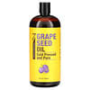 Aceite de semilla de uva, puro y prensado en frío, sin fragancia, 950 ml (32 oz. Líq.)