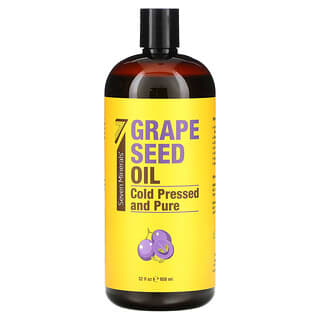 Seven Minerals, Grape Seed Oil, Cold Pressed and Pure, Unscented, 32 fl oz (950 ml)