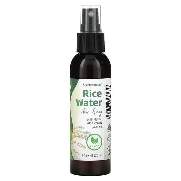 Seven Minerals, Rice Water Hair Spray with Nettle, Aloe Vera & Jasmine