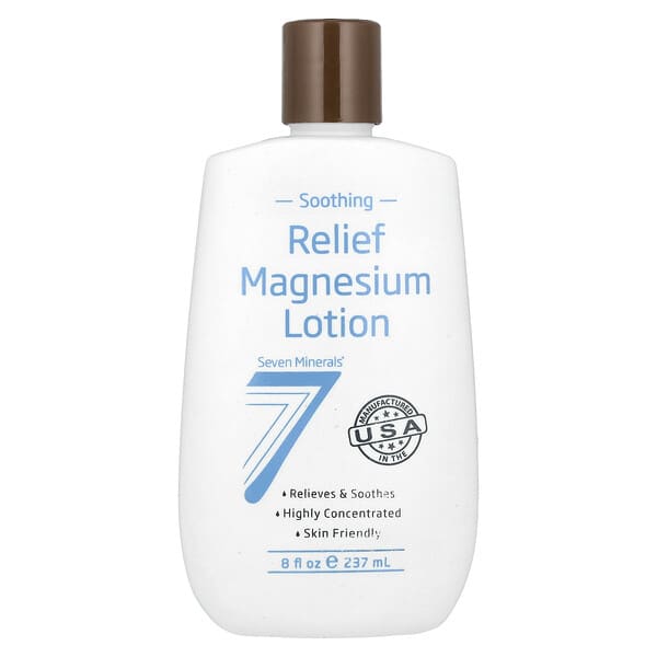 Seven Minerals, 수딩 릴리프 마그네슘 로션, 237ml(8fl oz)