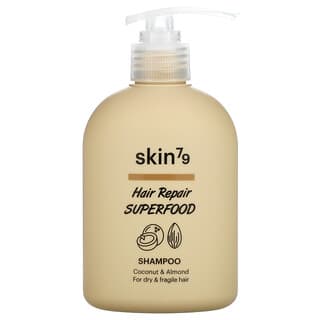 Skin79, Hair Repair Superfood, шампунь для сухих и ломких волос, с кокосом и миндалем, 230 мл (7,77 жидк. Унции)
