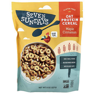 Seven Sundays, Oat Protein Cereal, Maple Cinnamon, 8 oz (227 g)