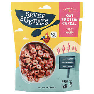 Seven Sundays, Oat Protein Cereal, Super Fruity, 8 oz (227 g)