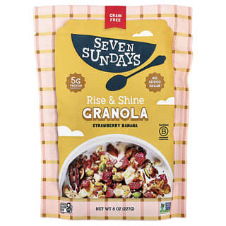 Seven Sundays, ナッツグラノーラ、ライズ＆シャインミックス、ストロベリー バナナ ナッツ、227g（8オンス）