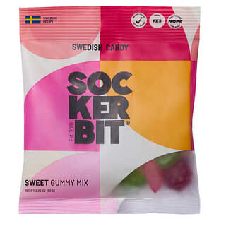 Sockerbit, Swedish Candy, Mezcla de gomitas dulces, 80 g (2,82 oz)