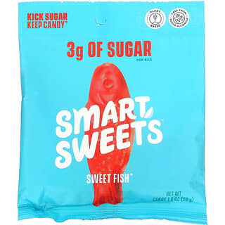 SmartSweets, Sweet Fish, ягоды, 50 г (1,8 унции)