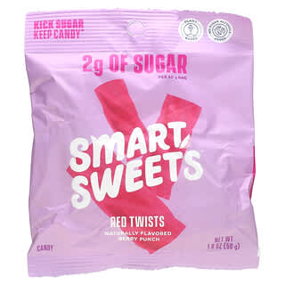 SmartSweets, Red Twists, Berry Punch, 1.8 oz (50 g)
