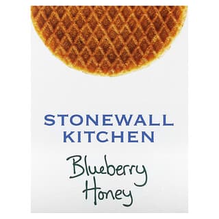 Stonewall Kitchen, Galleta waffle, Miel de arándano azul, 8 galletas waffle holandesas, 32 g (1,1 oz) cada una