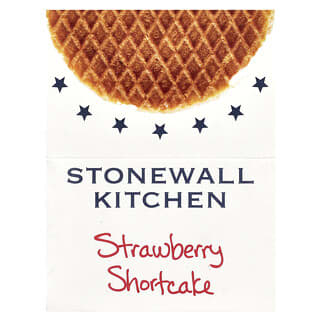 Stonewall Kitchen, вафельное печенье, клубничное печенье, 8 шт. голландского вафельного печенья по 32 г (1,1 унции)