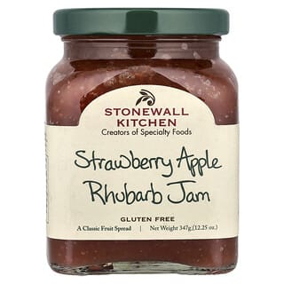 Stonewall Kitchen, Strawberry Apple Rhubarb Jam, 12.25 oz (347 g)