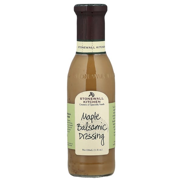 Stonewall Kitchen, Aderezo balsámico de arce, 330 ml (11 oz. líq.)