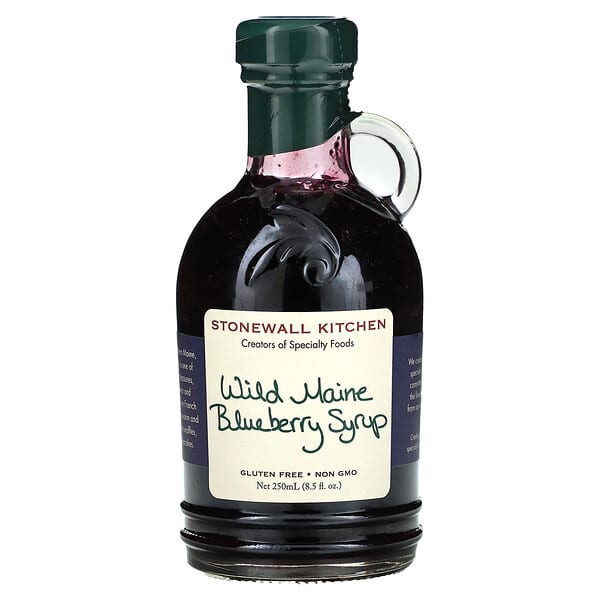 Stonewall Kitchen, 와일드메인 블루베리 시럽, 250ml(8.5fl oz)