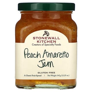 ستون وول كيتشن‏, Peach Amaretto Jam, 12.25 oz (347 g)