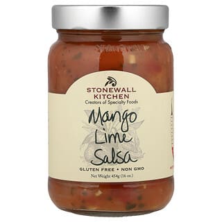 Stonewall Kitchen, Mango Lime Salsa, Medium, 16 oz (454 g)