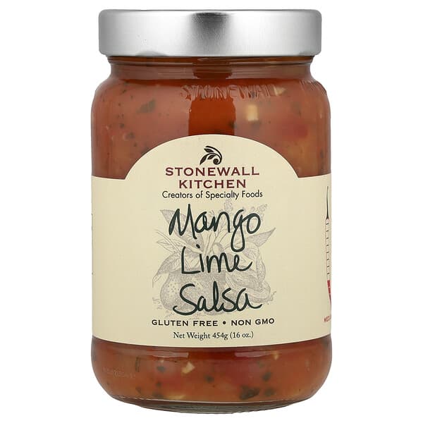Stonewall Kitchen, Salsa Limau Mangga, Sederhana, 16 oz (454 g)