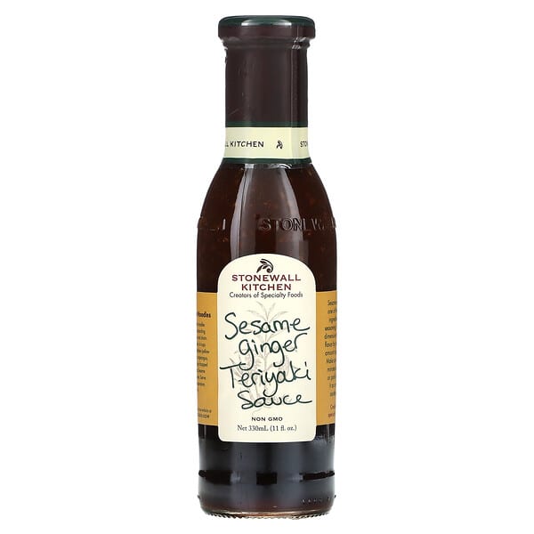 Stonewall Kitchen, 참깨 생강 데리야끼 소스, 330ml(11fl oz)