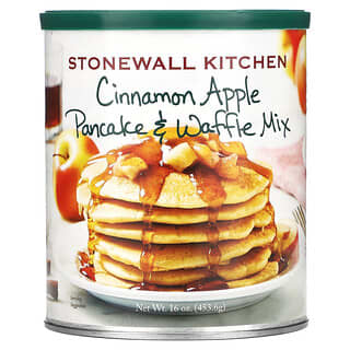 Stonewall Kitchen, Mistura para Waffle e Panqueca de Maçã e Canela, 453,6 g (16 oz)