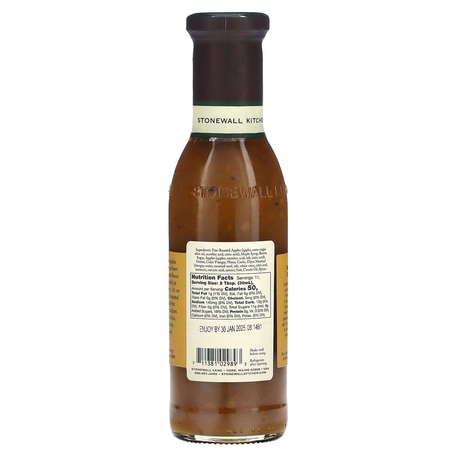 Stonewall Kitchen, Roasted Apple Grille Sauce , 11 fl oz (330 ml)