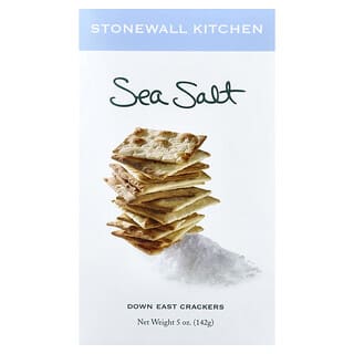 Stonewall Kitchen, Down East Crackers, Sea Salt, 5 oz (142 g)