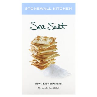 Stonewall Kitchen, Down East Crackers, sól morska, 142 g