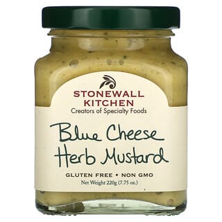 ستون وول كيتشن‏, Blue Cheese Herb Mustard, 7.75 oz (220 g)