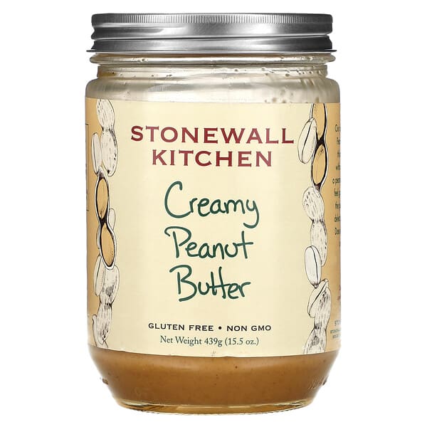 Stonewall Kitchen, Creamy Peanut Butter, 15.5 oz (439 g)