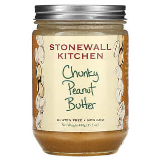 Stonewall Kitchen, Manteiga de Amendoim com Pedaços, 439 g (15,5 oz)