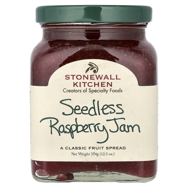 Stonewall Kitchen, Seedless Raspberry Jam, 12.5 oz (354 g)