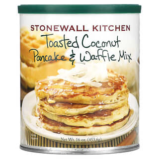 Stonewall Kitchen, Mistura Torrada para Waffle e Panqueca de Coco, 453,6 g (16 oz)