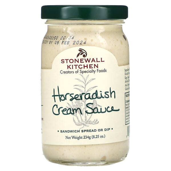 Stonewall Kitchen, 서양고추냉이 크림 소스, 234g(8.25oz)