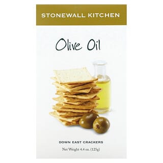 Stonewall Kitchen, Down East Crackers, Olive Oil, 4.4 oz (125 g)