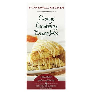 Stonewall Kitchen, Mezcla de scone con naranja y arándano rojo`` 366 g (12,9 oz)