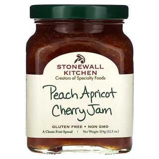 Stonewall Kitchen, Peach Apricot Cherry Jam , 12.5 oz (354 g)