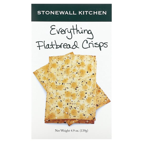 Stonewall Kitchen, Semuanya Kerepek Roti Rata, 4.9 oz (139 g)