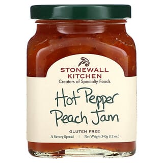 Stonewall Kitchen, Hot Pepper Peach Jam, Mild, 12 oz (340 g)