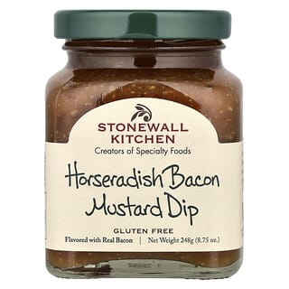 Stonewall Kitchen, Horseradish Bacon Senf Dip, Meerrettich-Bacon-Senf-Dip, 248 g (8,75 oz.)