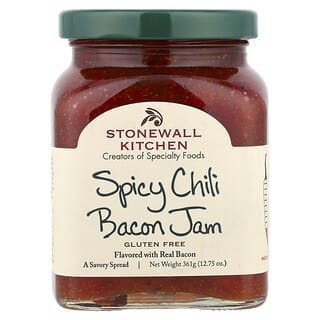 Stonewall Kitchen, Pikantní chilli slaninový džem, střední, 361 g